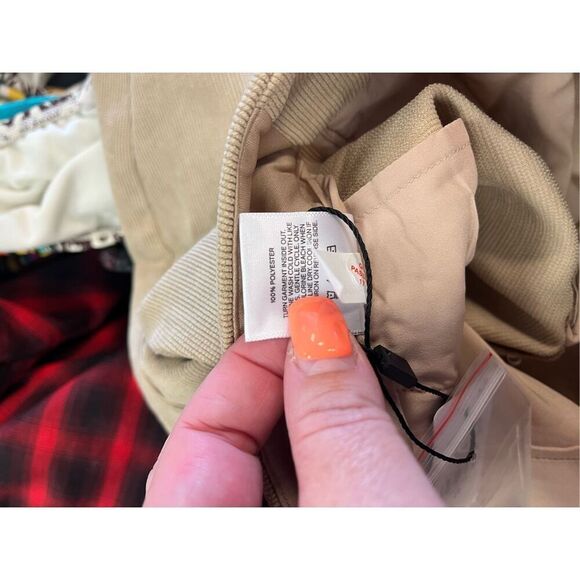 Express Stylist Tan Ankle Super High Rise Corduroy  Trousers Pants sz 2R NWT - Picture 8 of 8